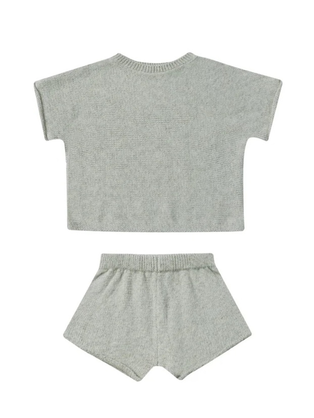 Quincy Mae the Relaxed Summer Knit Set 3-6 Months Gray